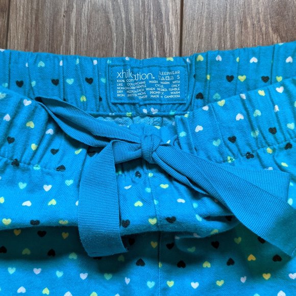 [2/$15] NWT (S) - xhilaration Blue Flannel Sleep Shorts - Picture 3 of 3